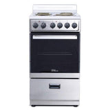 Wholesale-Premium PRE2423GS Range Freestanding 4 Burner Electric Stove 24"-Electric Stove-Electro Vision Inc