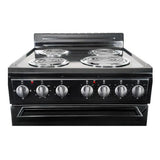 Wholesale-Premium PRE2427GB Electric Stove 24'' - Black-Electric Stove-Electro Vision Inc