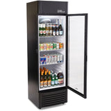 Wholesale-Premium PRF1257DX Single Glass Door Merchandiser Refrigerator 12.5 CF-Refrigerator-Electro Vision Inc