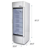 Wholesale-Premium PRF90DX Vertical Refrigerator 9.0 CF-Refrigerator-Electro Vision Inc