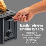 Wholesale-Proctor Silex 22624 Black Toaster 2 Slice-Electro Vision Inc