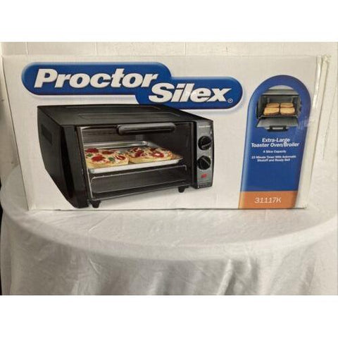 Wholesale-Proctor Silex 31117 Black Toaster Oven-Electro Vision Inc