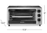 Wholesale-Proctor Silex 31275 Air Fryer Toaster Oven 6 Slice-Air Fryer Oven-Electro Vision Inc