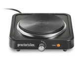 Wholesale-Proctor Silex 34108 Countertop Electric Single Burner - Black-Electric Burner-Electro Vision Inc