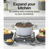 Wholesale-Proctor Silex 34108 Smooth Top Electric Single Burner - Black-Electric Burner-Electro Vision Inc