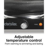 Wholesale-Proctor Silex 34108 Smooth Top Electric Single Burner - Black-Electric Burner-Electro Vision Inc
