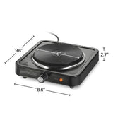 Wholesale-Proctor Silex 34108 Smooth Top Electric Single Burner - Black-Electric Burner-Electro Vision Inc