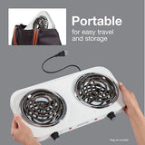 Wholesale-Proctor Silex 34115 Double Burner Cooktop-Electro Vision Inc