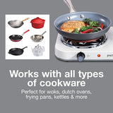Wholesale-Proctor Silex 34115 Double Burner Cooktop-Electro Vision Inc