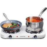 Wholesale-Proctor Silex 34115 Double Burner Cooktop-Electro Vision Inc