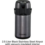 Wholesale-Proctor Silex 40410 Thermal Airpot Hot Coffee/Cold Beverage Dispenser 2.5L-Coffee Dispenser-Electro Vision Inc