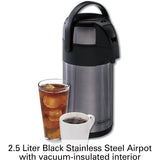 Wholesale-Proctor Silex 40410 Thermal Airpot Hot Coffee/Cold Beverage Dispenser 2.5L-Coffee Dispenser-Electro Vision Inc