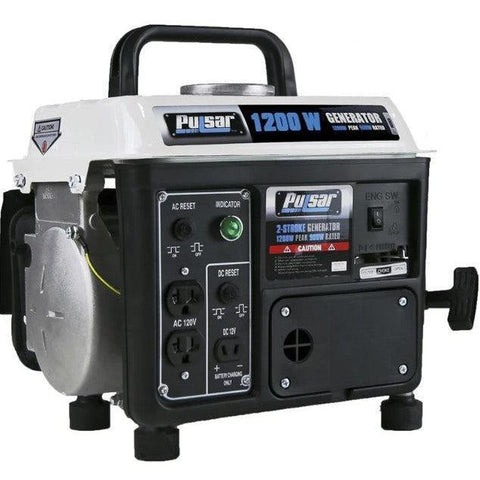Wholesale-Pulsar PG1202SA Gas Powered Generator 1200W-Generator-Electro Vision Inc