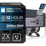 Wholesale-Pulsar PG3250 Portable Gasoline Powered Generator 3250W-Generator-Electro Vision Inc