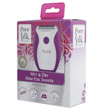 Wholesale-Puresilk CPF16002PUR Wet/Dry Mini Shaver Foil - White W/Purple-Shaver-Electro Vision Inc