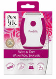 Wholesale-Puresilk CPF16002PUR Wet/Dry Mini Shaver Foil - White W/Purple-Shaver-Electro Vision Inc