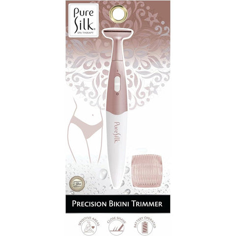 Wholesale-Puresilk CPT18004TRP Wet & Dry Bikini Trimmer, Battery Power, Gold Grom, Trap-Hair Clipper & Trimmer Accessories-Electro Vision Inc