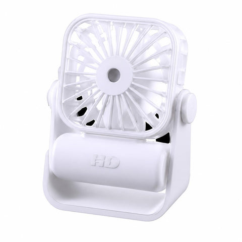 Wholesale-QFX FB03WHT Portable Rechargeable 3-Speed Handheld Mist Cooling Fan-Handheld Fan-Electro Vision Inc