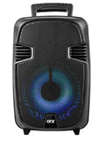 Wholesale-QFX PBX68 Bluetooth Speaker LMS Lights 8"-Bluetooth Speaker-Electro Vision Inc