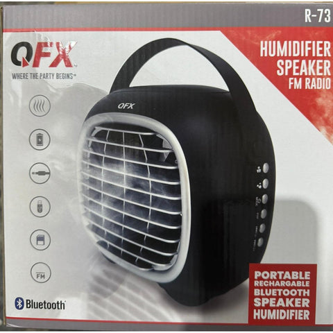 Wholesale-QFX R-73 Humidifier FM Fan USB-Electro Vision Inc