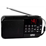 Wholesale-QFX R15 FM Digital Portable Bluetooth Rechargeable Radio-Radio-Electro Vision Inc