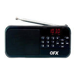 Wholesale-QFX R15 FM Digital Portable Bluetooth Rechargeable Radio-Radio-Electro Vision Inc