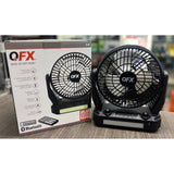 Wholesale-QFX R43 BT speaker with 6" fan, solar-Radios-Electro Vision Inc