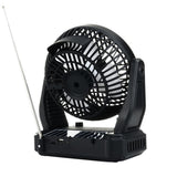 Wholesale-QFX R43 BT speaker with 6" fan, solar-Radios-Electro Vision Inc