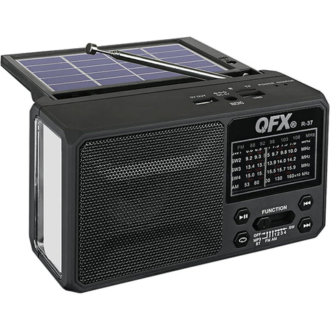 Wholesale-QFX R50 Rechargable 3 Band Solar Radio w/ Bluetooth-Radio-Electro Vision Inc