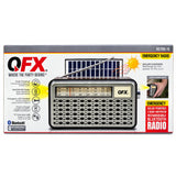 Wholesale-QFX Retro15 Bluetooth Radio / 3-Band Solar Radio-Radio-Electro Vision Inc