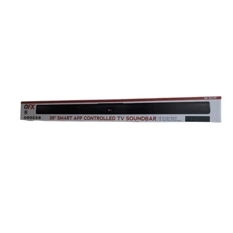 Wholesale-QFX SB2037D SOUND BAR WITH SMART APP CONTROL 38"-Audio System-Electro Vision Inc