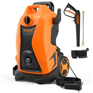 Wholesale-Qomotop 2100-PSI Electric Pressure Washer with 5 Adjustable Nozzles-Pressure Washer-Electro Vision Inc