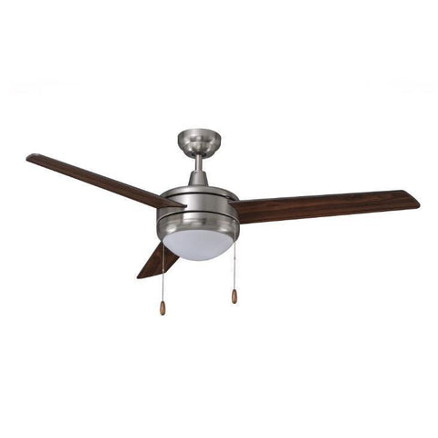 Wholesale-RP Lighting and Fans 1043LED-1 Contempo IV 52" 3 Blade Indoor Ceiling Fan with Integrated LED Light Kit-Ceiling Fan Light-Electro Vision Inc