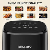Wholesale-Ramjoy RAF350 Air Fryer 3.8 QT-Air Fryer-Electro Vision Inc