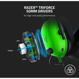Wholesale-Razer RZ04 BlackShark V2 X Wired Gaming Headset - Green-Headset-Electro Vision Inc