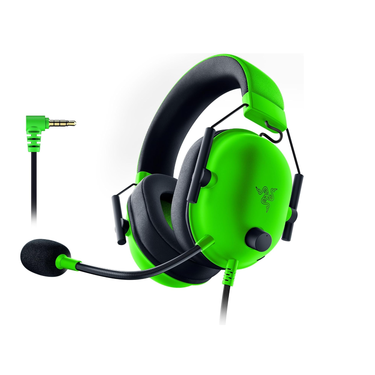 Wholesale-Razer RZ04 BlackShark V2 X Wired Gaming Headset Green-Electro Vision Inc
