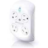 Wholesale-Revolve 36036-ALM Surge Protector with 4 Rotating Outlets Almond-Electro Vision Inc