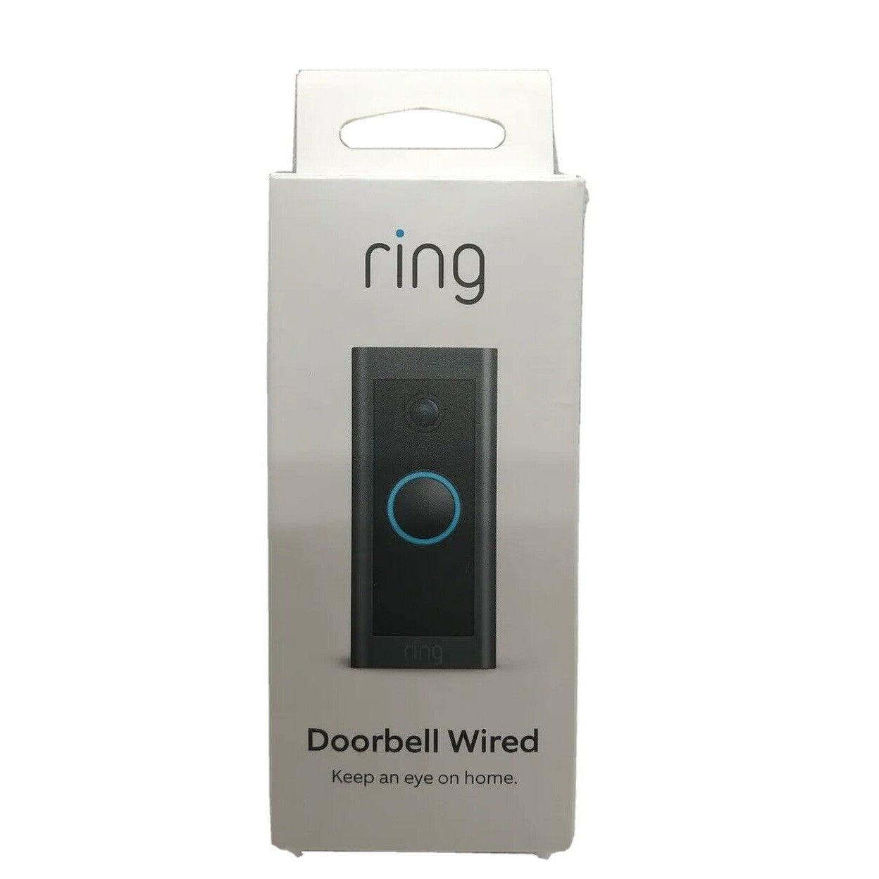 Wholesale-Ring B08CKHPP52 WiFi Video Doorbell Wired Black-Doorbell-Electro Vision Inc