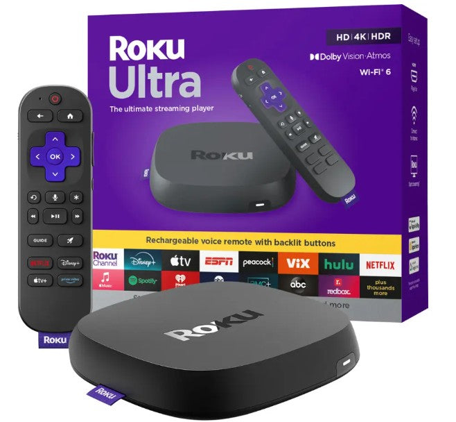 Wholesale-Roku Ultra 4802R Streaming Media Player 2021, 4802R-Media Player-Electro Vision Inc