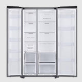 Wholesale-SAMSUNG 23 CUFT REFRIGERATOR SIDE BY SIDE BESPOKE-WHITE-Electro Vision Inc