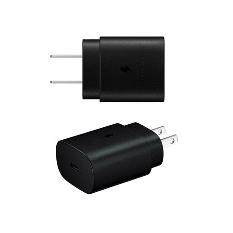 Wholesale-SAMSUNG - 25W USB-C Fast Charging Wall Charger, Black - BULK PACKAGING-Charger-Electro Vision Inc