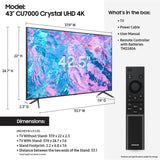 Wholesale-SAMSUNG 43" 4K/SMART TV-Smart TV-Electro Vision Inc