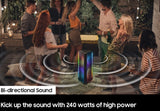 Wholesale-Samsung MX-ST50B Sound Tower High Power Audio 240W-Speakers-Electro Vision Inc