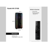 Wholesale-Samsung MXST40B-RB Sound Tower 160W - CERTIFIED REFURBISHED-Bluetooth Speaker System-Electro Vision Inc