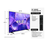 Wholesale-Samsung UN50U8000 Crystal 4K UHD Smart TV 50"-Smart TV-Electro Vision Inc
