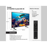 Wholesale-Samsung UN65DU6900 UHD 4K Smart TV - 65"-Electro Vision Inc