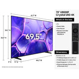 Wholesale-Samsung UN70U8000 Smart TV 70"-Smart TV-Electro Vision Inc