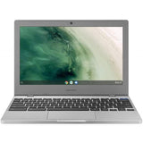 Wholesale-Samsung XE310XBA-K01US Chromebook 4 11.6", Intel Celeron N4020, 4GB RAM, 32GB SSD, Chrome OS, Platinum Titan, XE310XBA-K01US-Laptops-Electro Vision Inc