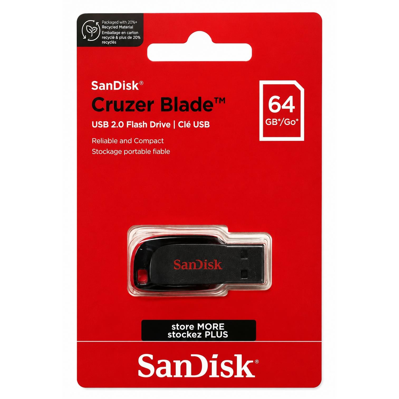 Wholesale-Sandisk 64GB USB Flash Drive Memory Stick-USB Flash Drive-Electro Vision Inc