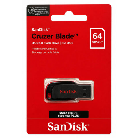 Wholesale-Sandisk 64GB USB Flash Drive Memory Stick-USB Flash Drive-Electro Vision Inc